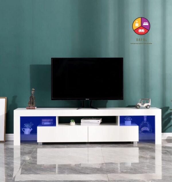 MEUBLE TV ECLIPSE BLANC