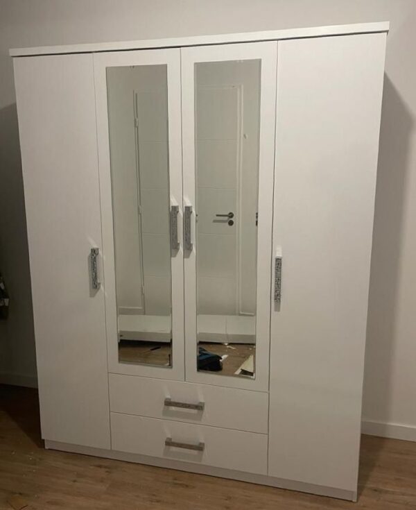 Armoire 4 port blanc - Image 5