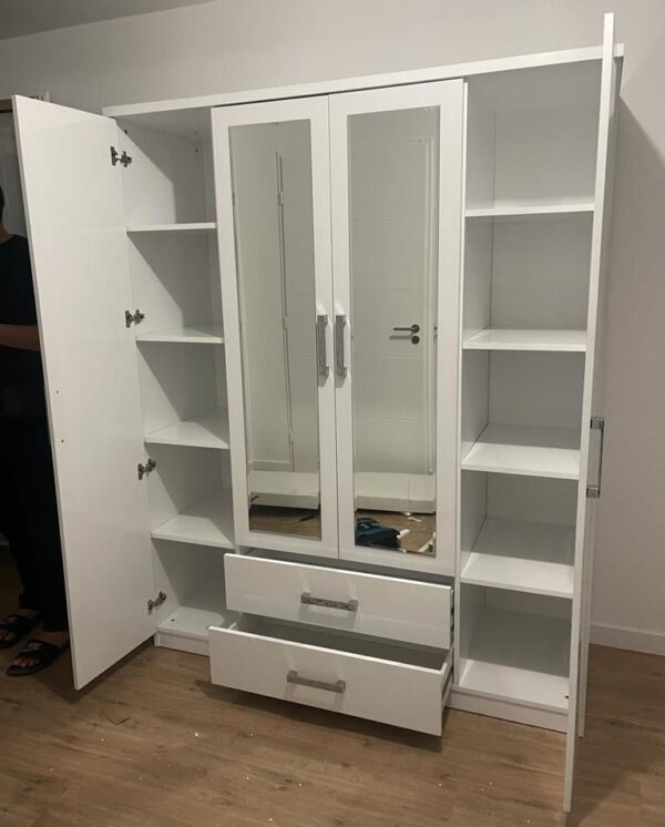 Armoire 4 port blanc - Image 4