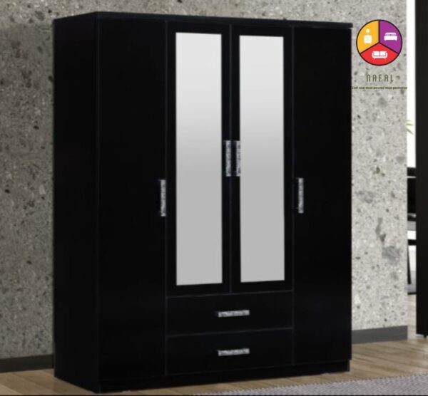 Armoire 4 port noir
