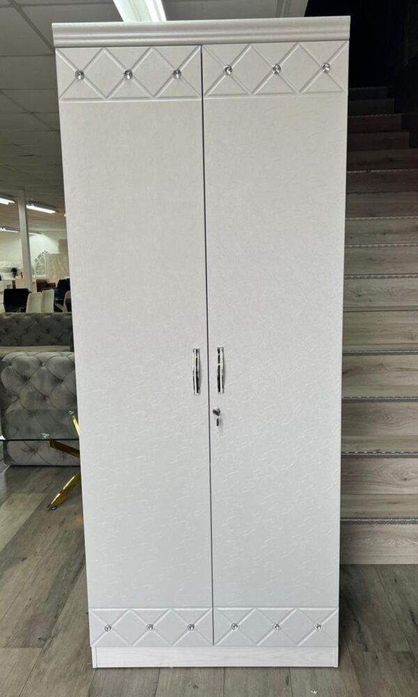 Armoire 2 porte blanc - Image 2