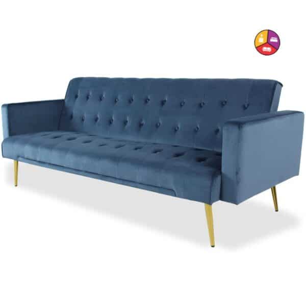 le canapé devient le lit Blue