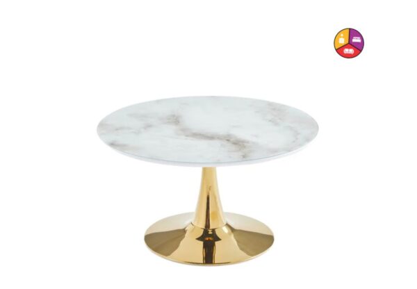 TABLE BASSE ROSA PIED DORE