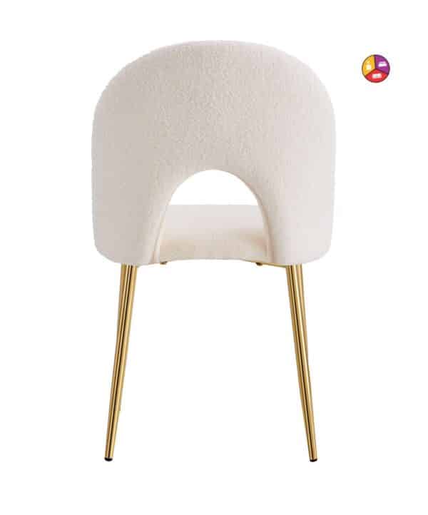 CHAISE TEDDY BEIGE PIED GOLD - Image 2