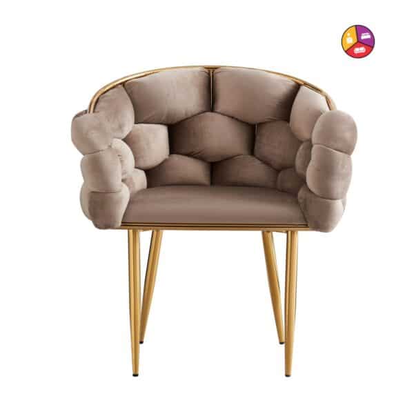 CHAISE BALLON GOLD TAUPE